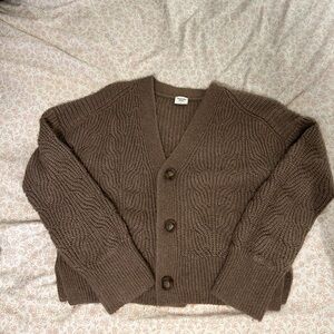 Abercrombie & Fitch Brown Sweater Cardigan size small